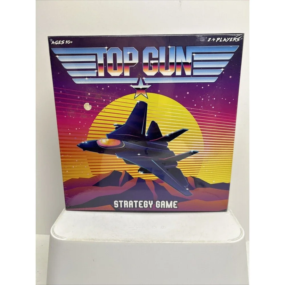 Top Gun Strategy Game Board Game 2-4 Players Ages 10+ Need For Speed! Complete!